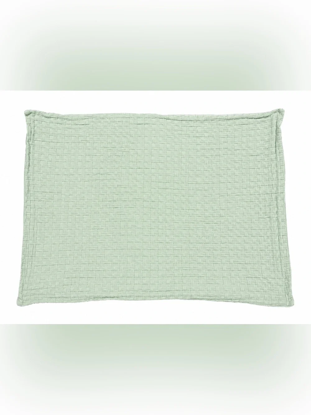 Tommy Bahama Home Basketweave Mint Textured Cotton Full Queen Duvet Shams Set